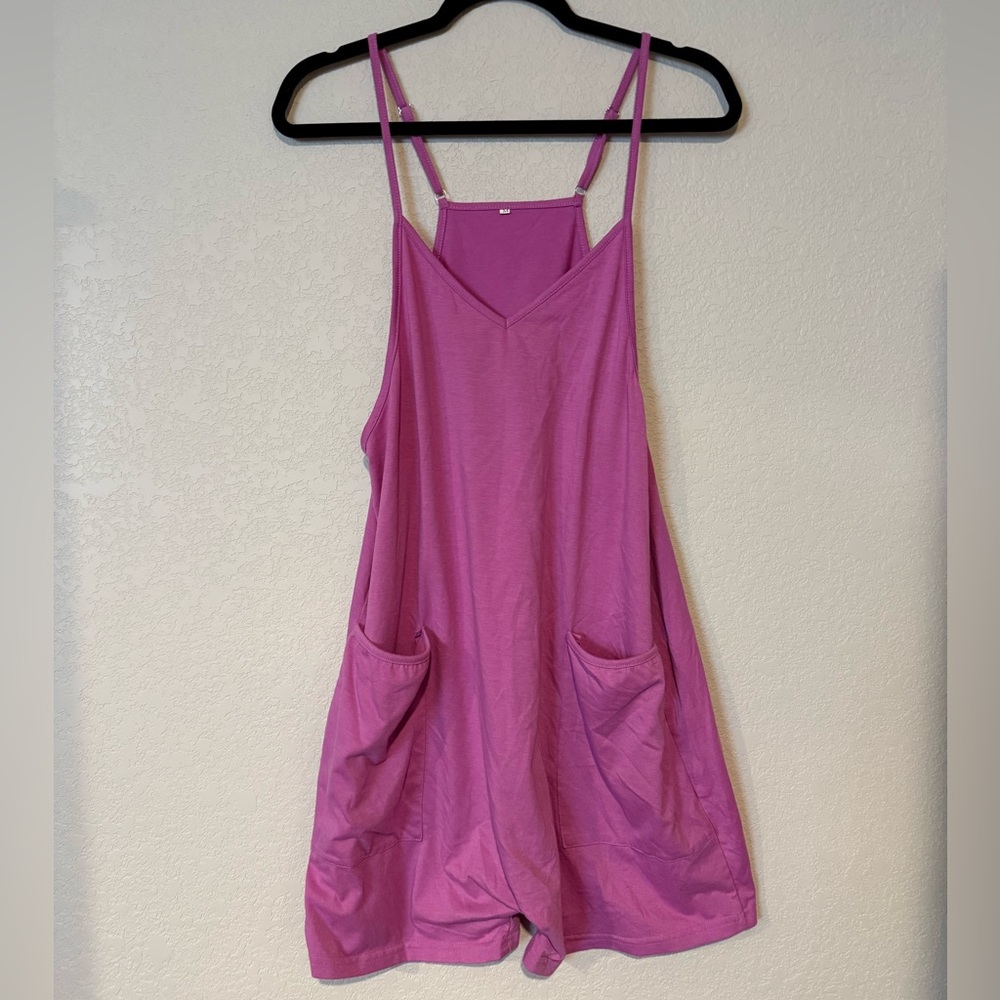 Amazon Pink/Purple Jumpsuit with Relaxed Fit
